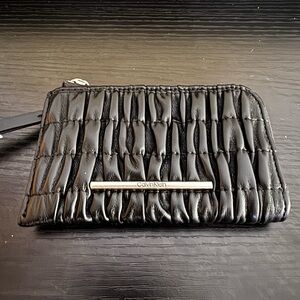 Calvin Klein Black Ruched Wallet – Women’s – NWT